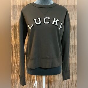 LUCKY BRAND GREY SWEATSHIRT . SIZE XS
EUC